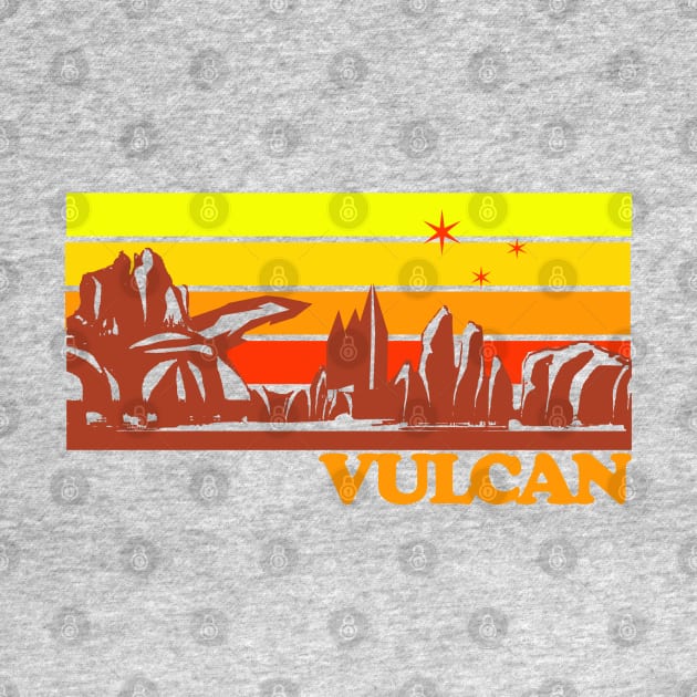 Vulcan Retro by PopCultureShirts